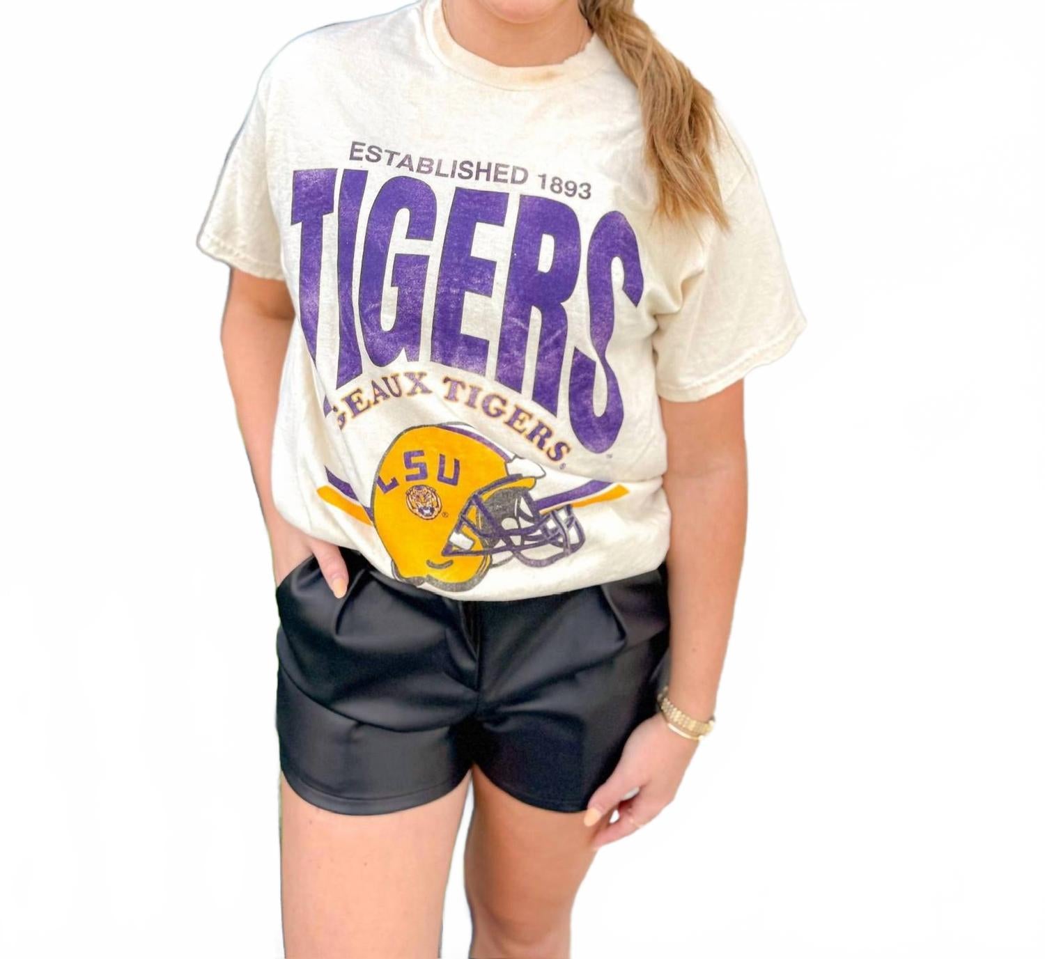 

Футболка Geaux Retro бежевого цвета Livylu, бежевый