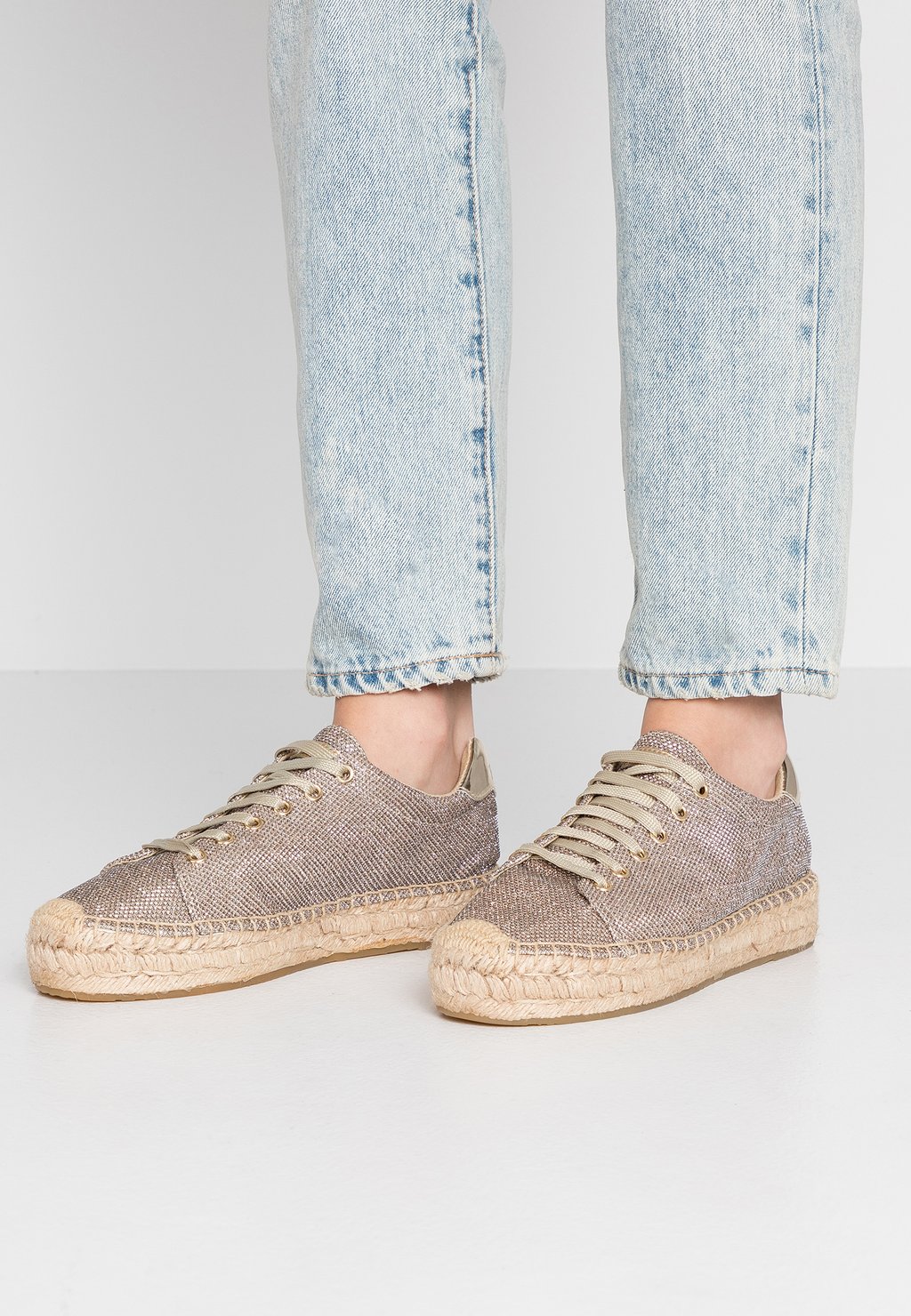 Повседневные туфли на шнуровке WINN - Espadrilles Replay, золотой
