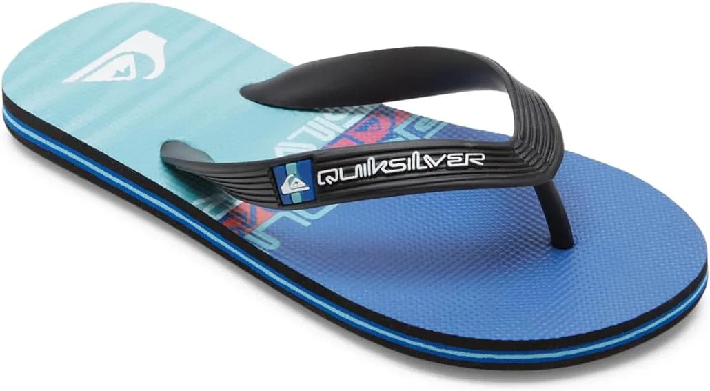 Мужские сандалии Quiksilver Molokai Abyss Natural, черный/синий