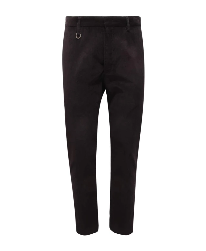 

Бархатные брюки, изготовленные в Италии. Paolo Pecora, черный