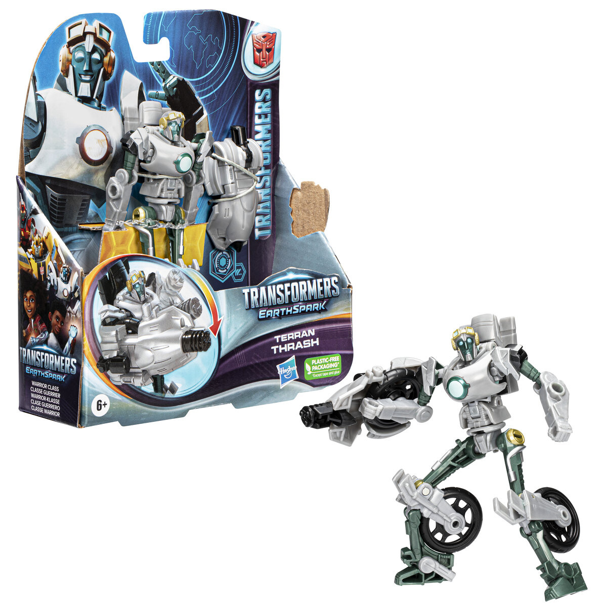 

Hasbro, фигурка Трансформеры EARTHSPARK TERRAN WARRIOR THRASH Transformers