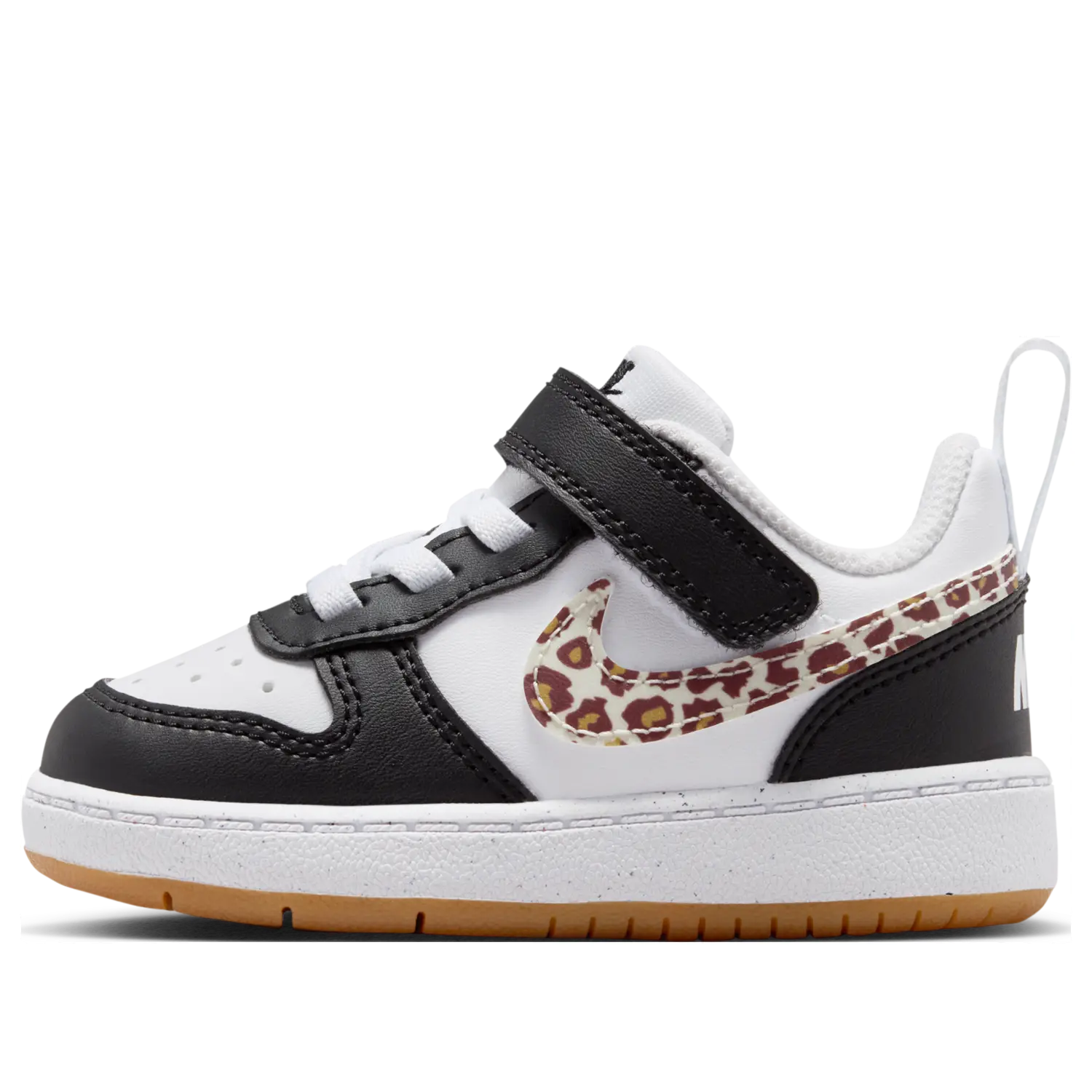 

(TD) Nike Court Borough Low 'Black White Leopard Swoosh'