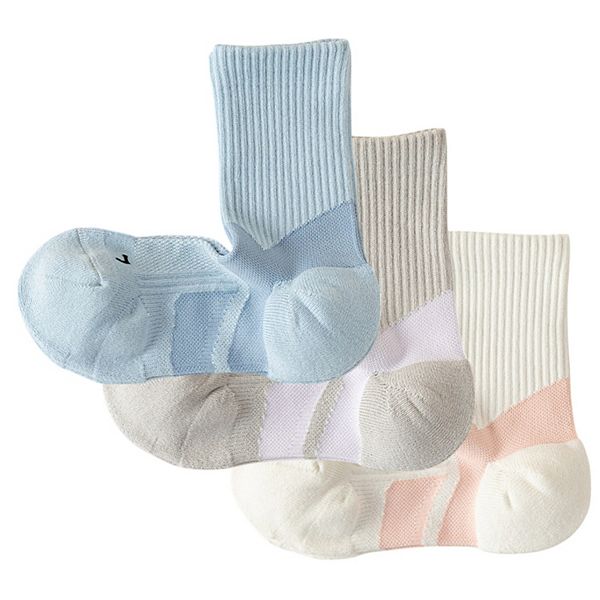 

Женские спортивные носки с амортизацией, 3 пары, с поддержкой свода стопы, сетчатыми вставками и компрессией на щиколотке Anna-Kaci, White Gray Blue