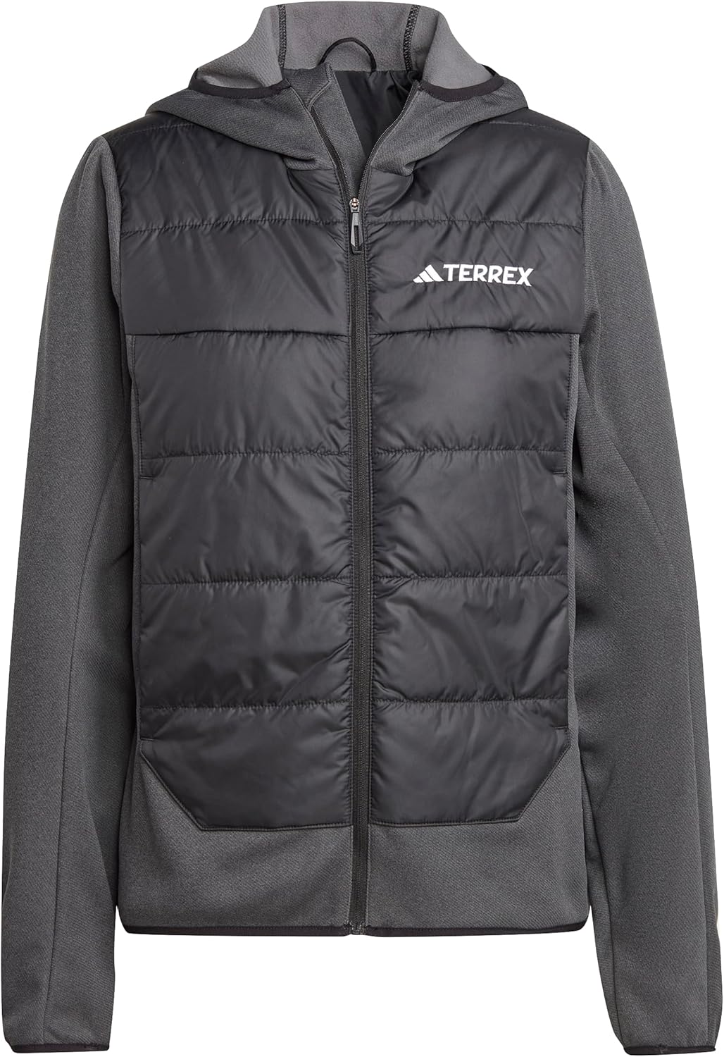 

adidas Женская утепленная треккинговая куртка Terrex Multi Hybrid с капюшоном, Black