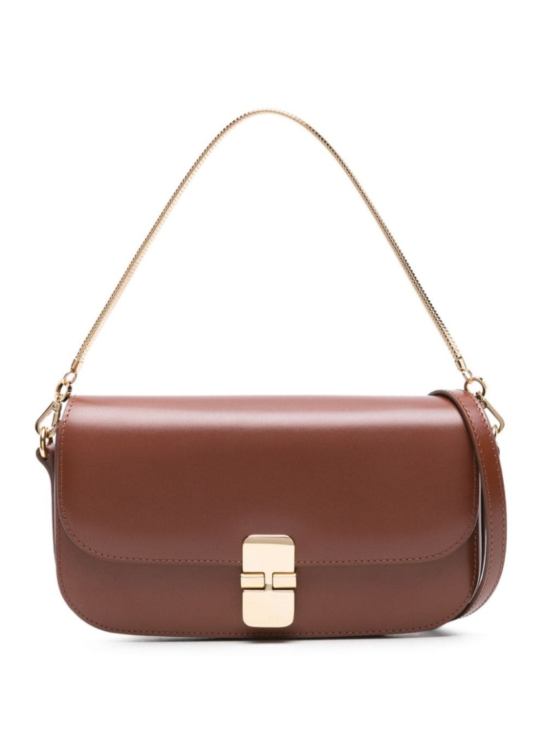 

A.P.C. клатч Grace Chaine, коричневый