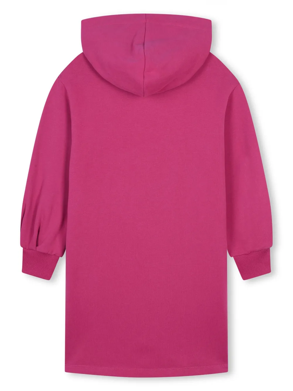 Платье с капюшоном и вышитым логотипом Chloé Kids, розовый — фото 2