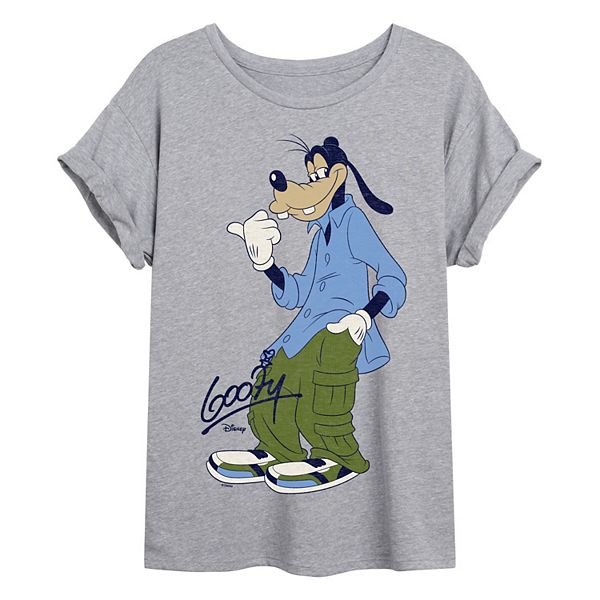 

Футболка oversized в ретро-стиле Juniors Disney, Heather Gray