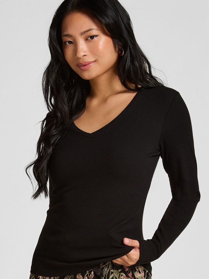 

Hunkemöller Черная пижамная рубашка