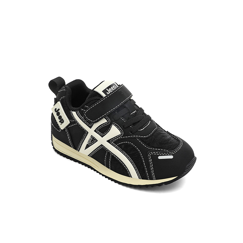 Jeep Explorer 20 Low top Casual Shoes Black White Kids' — фото 3