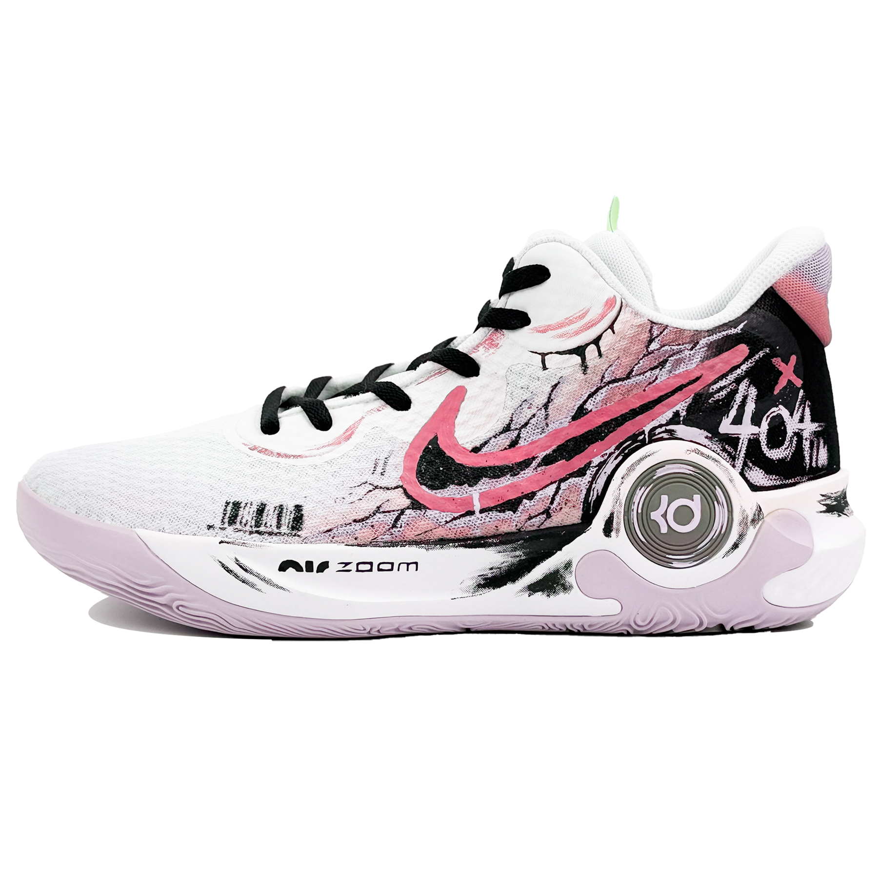 

Nike Баскетбольные кроссовки KD Trey 5 IX с амортизацией, дышащие, отскок, сцепление, низкие, мужские, розовые
