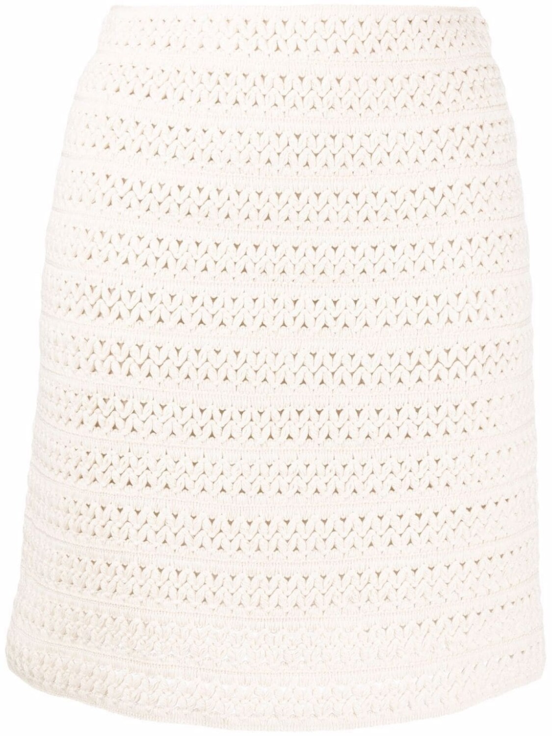 

Ermanno Scervino юбка-карандаш в технике кроше, нейтральный цвет