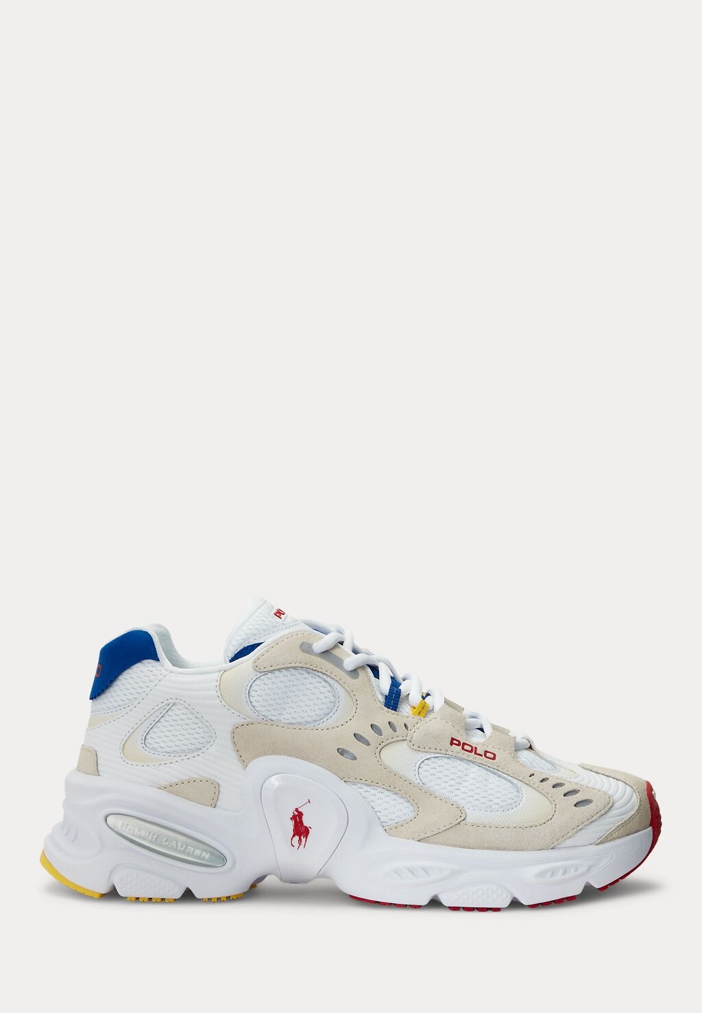 

Кроссовки низкие MODERN TRAINER 100 TOP Polo Ralph Lauren, цвет white/ecru