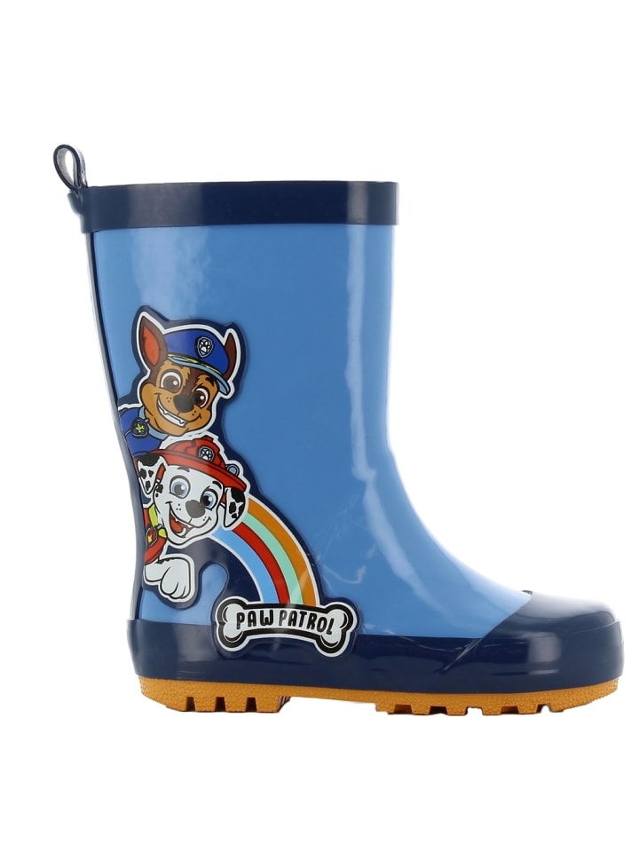 

Резиновые сапоги с изображением Щенячьего патруля, синего цвета Paw Patrol