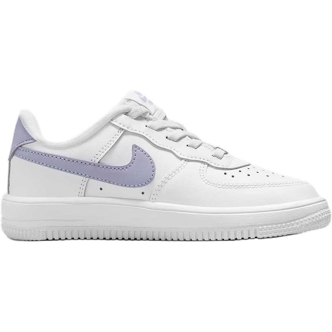 Nike Кроссовки для скейтбординга Air Force 1 Abrasion Resistant Low Top Kids' белые — фото 3