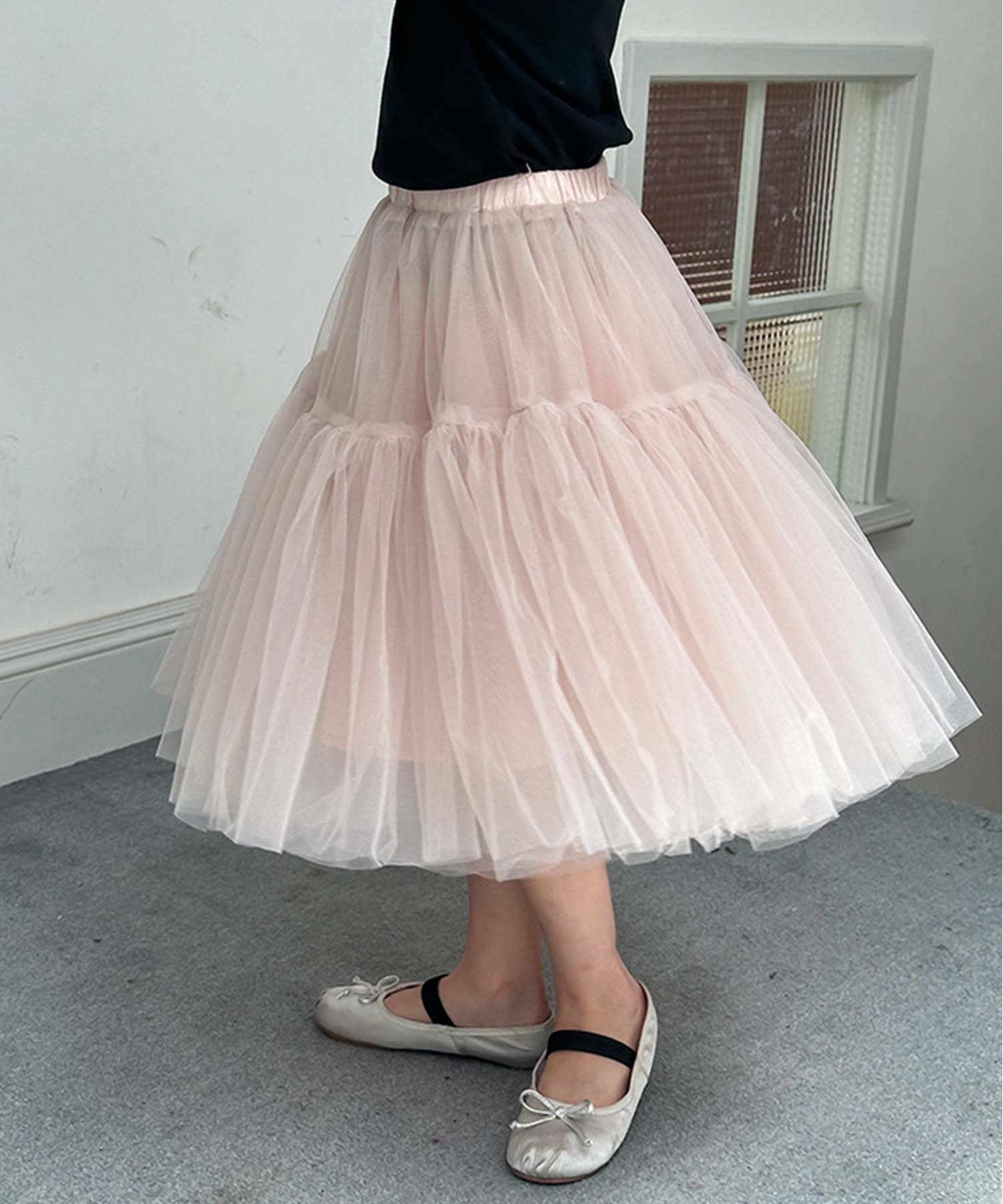 Юбка из тюля Aimoha Kids, pink — фото 3