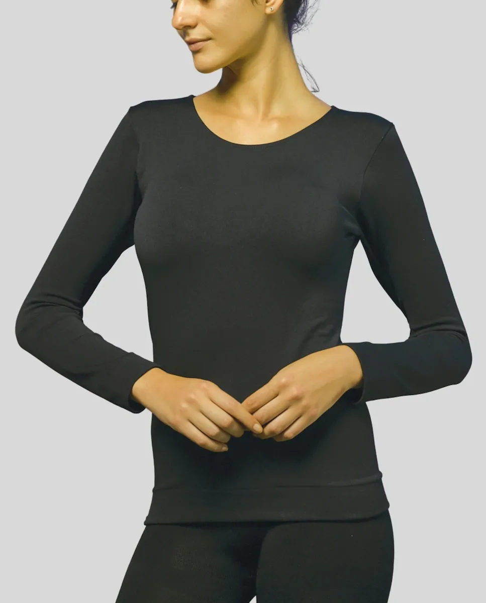 

Женская термокофта с длинным рукавом Platino, черный