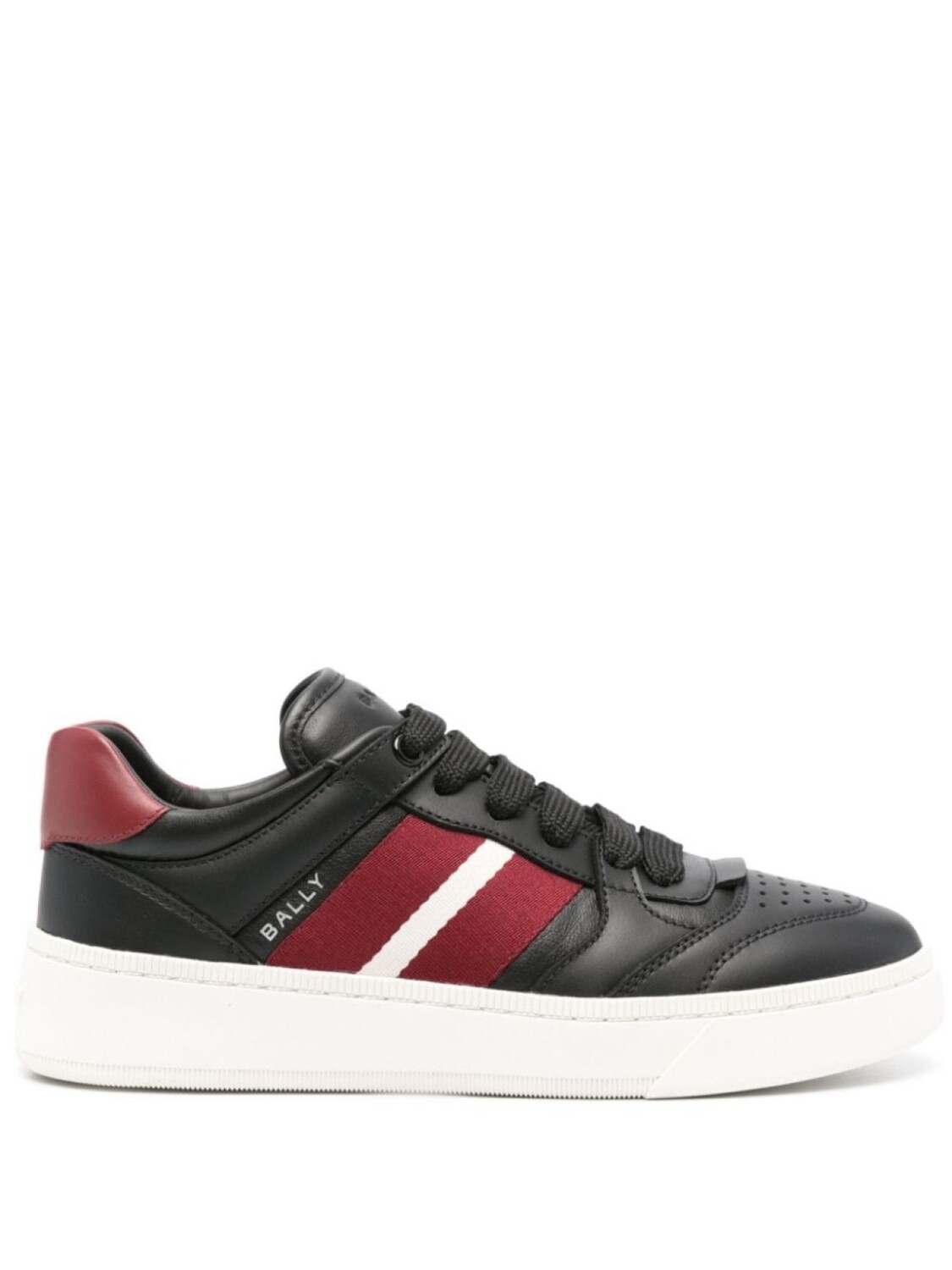 

Кроссовки Bally with Embossed Logo, черный/темно-красный/белый