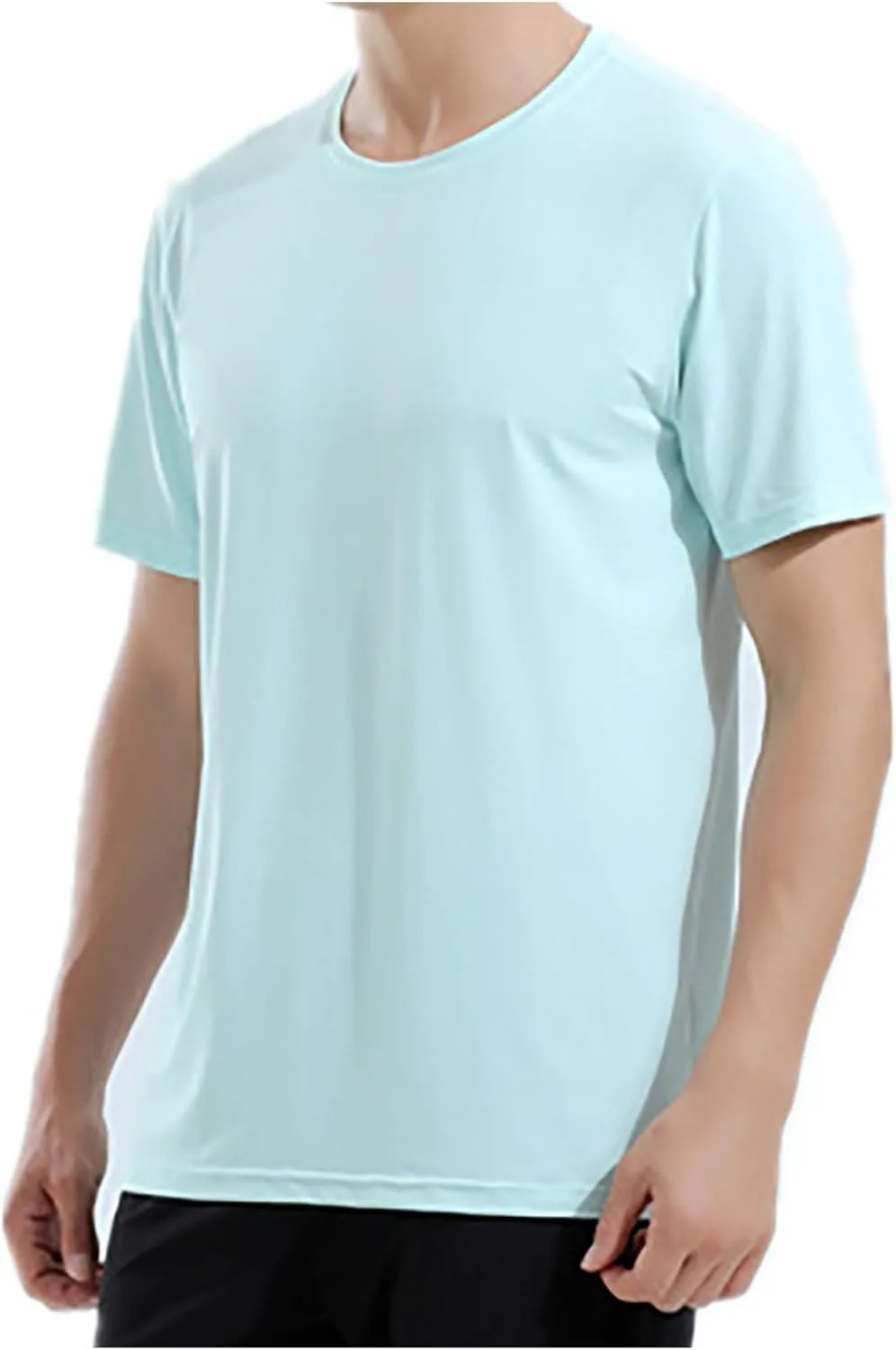 Мужская футболка с коротким рукавом UPF 50+ Quick Dry для бега и плавания Plus Size