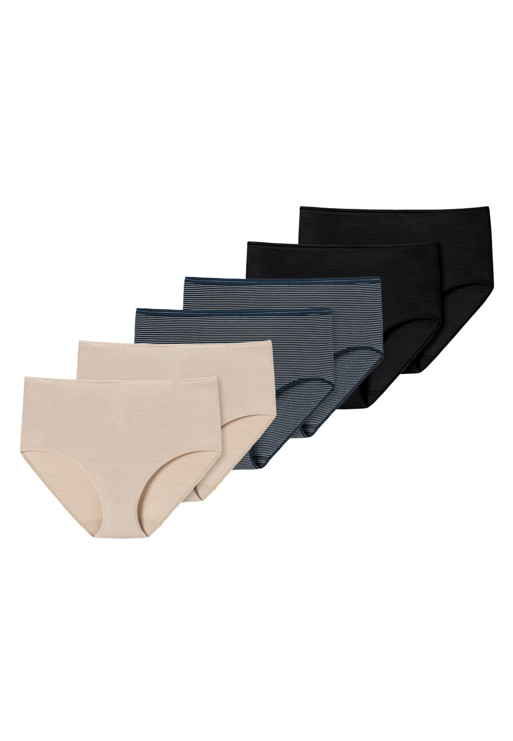 

Трусы Schiesser Midi Modal Essentials, цвет Schwarz/Sand/Nachtblau