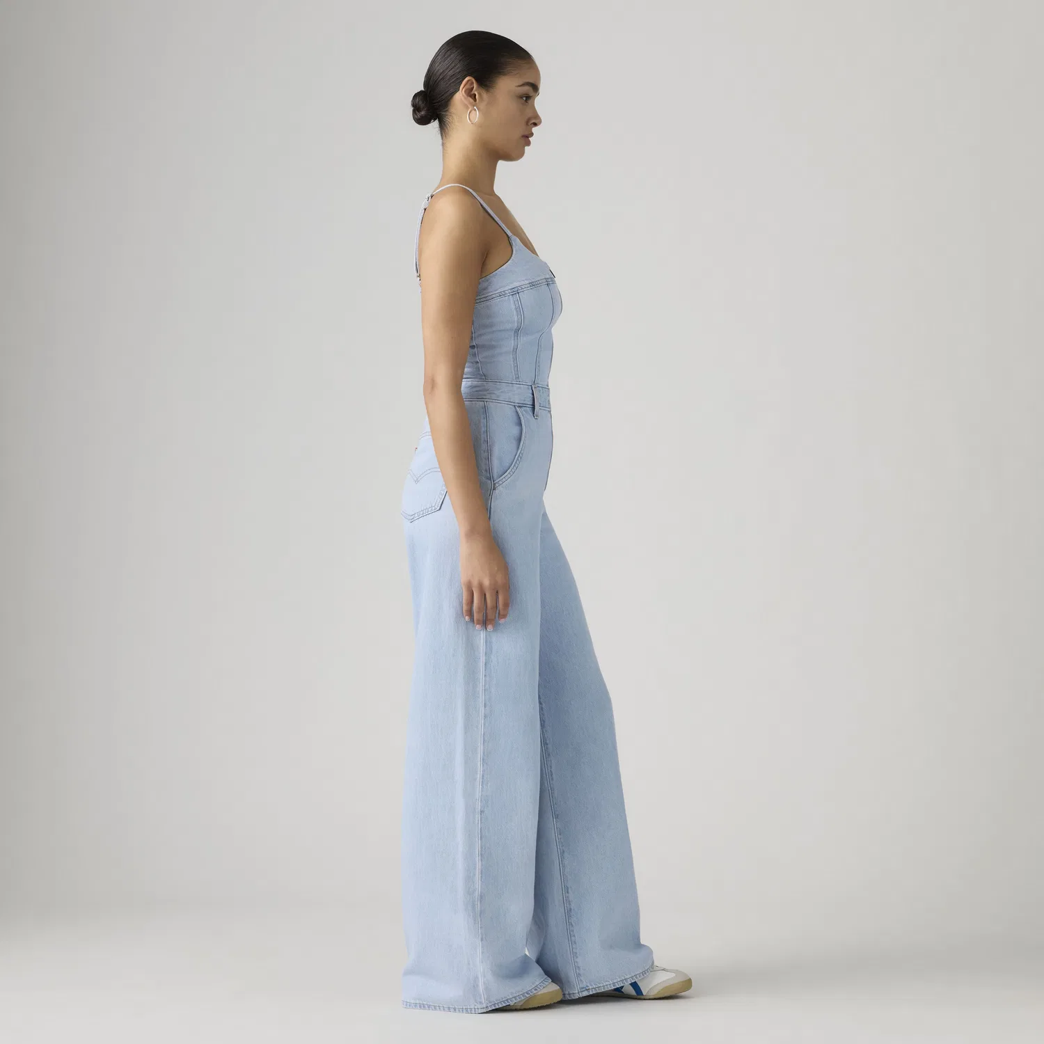 Легкий комбинезон-бюстье Levi's, Light Wash — фото 4