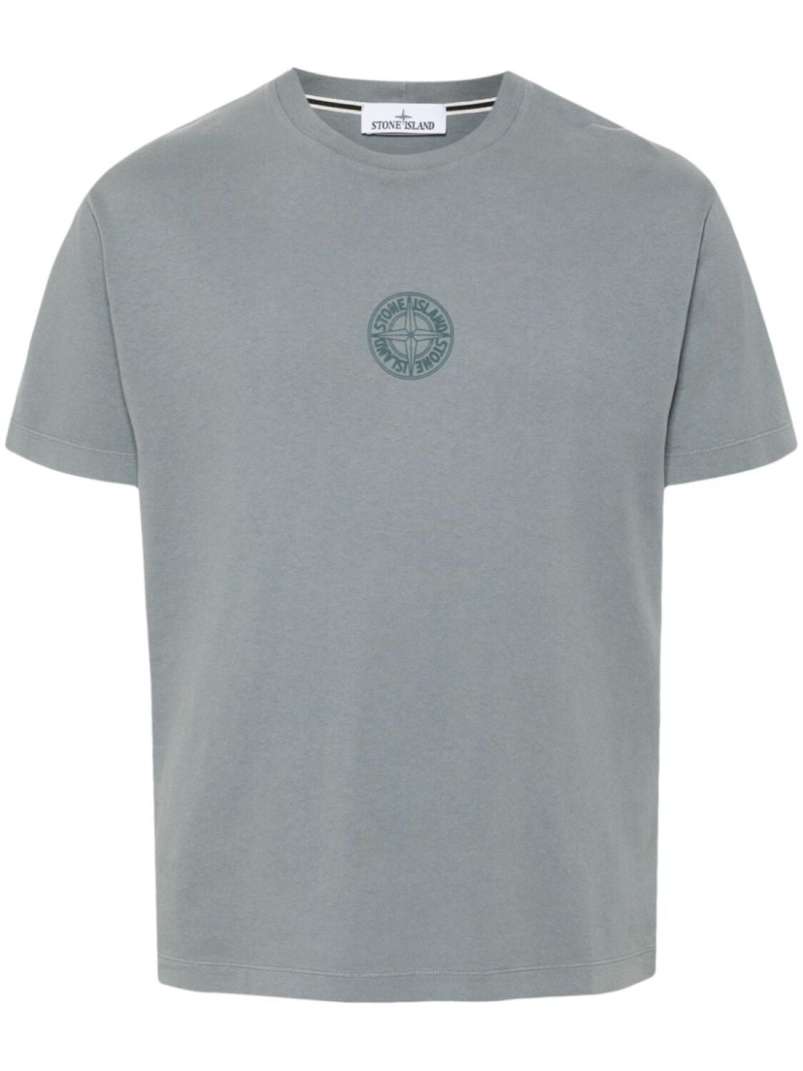 

Stone Island футболка с принтом Compass, синий
