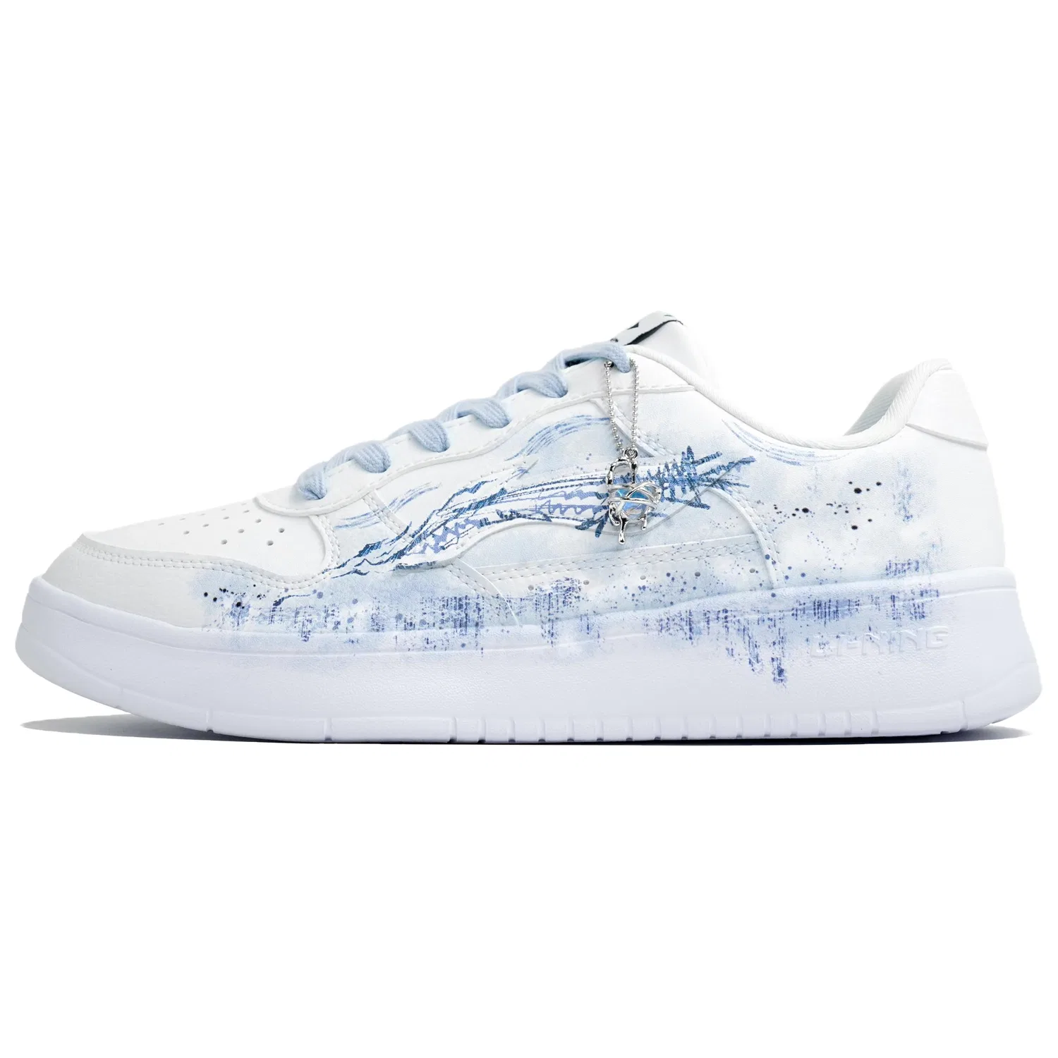 Кроссовки Li-Ning Floating Boat White Blue — фото 3