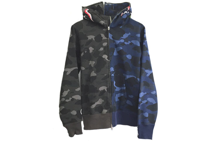 

Свитшот Shark Series унисекс A Bathing Ape, цвет Red-violet stitching