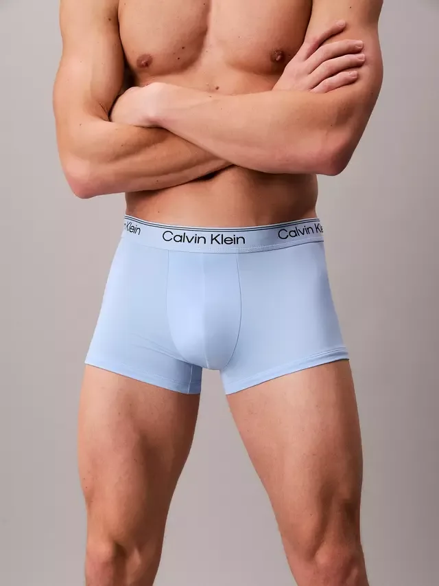 Трусы с низкой посадкой, комплект из 3 штук, разноцветные Calvin Klein — фото 3