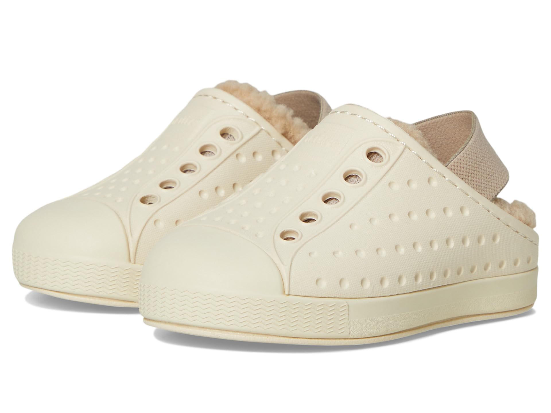 

Кроссовки Native Shoes Kids Jefferson Cozy, цвет Bone White/Bone White/Flax Tan