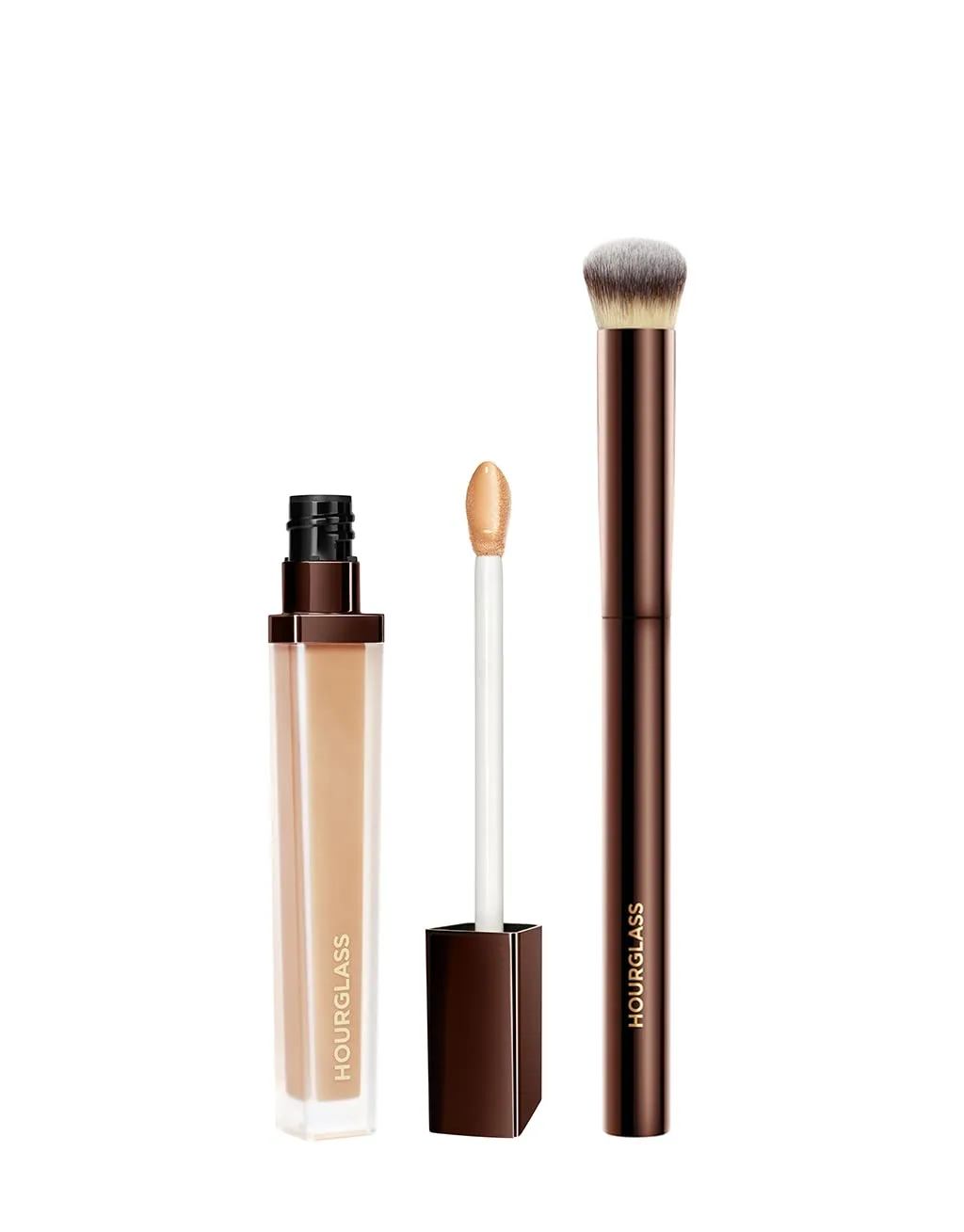 Консилер Hourglass Vanish Airbrush Concealer в оттенке Cotton и набор кистей для консилера Vanish Seamless Finish.