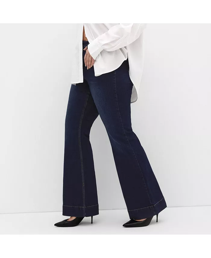 

Джинсы Harley Fit West End размера плюс CITY CHIC, синий