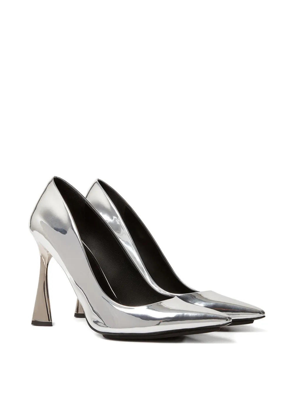 Туфли Elsa 103 с заостренным носком Stella Mccartney, серебристый