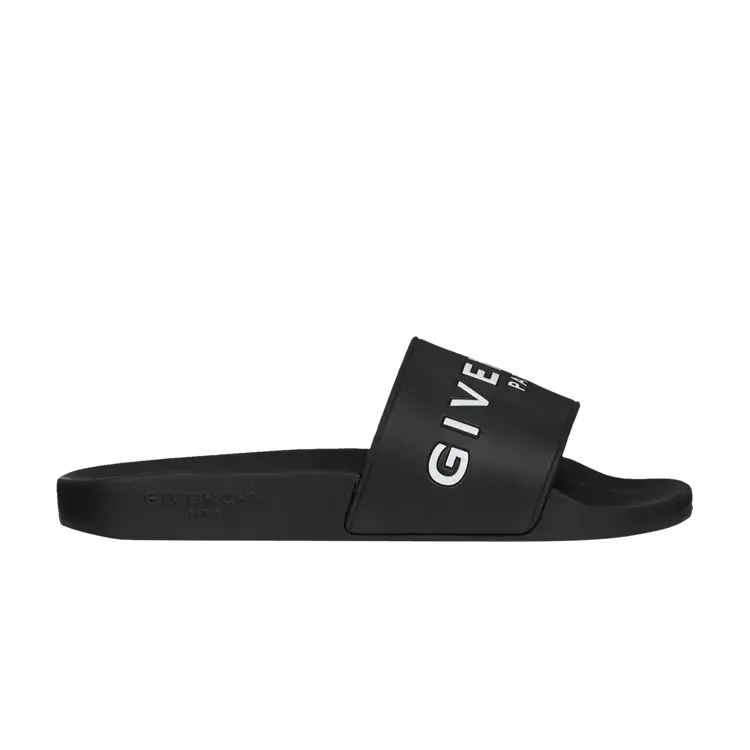 Кроссовки Givenchy Wmns Logo Slide Black, черный
