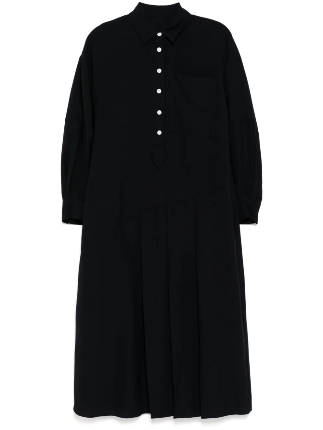 

Платье-рубашка со сборками Enföld, синий