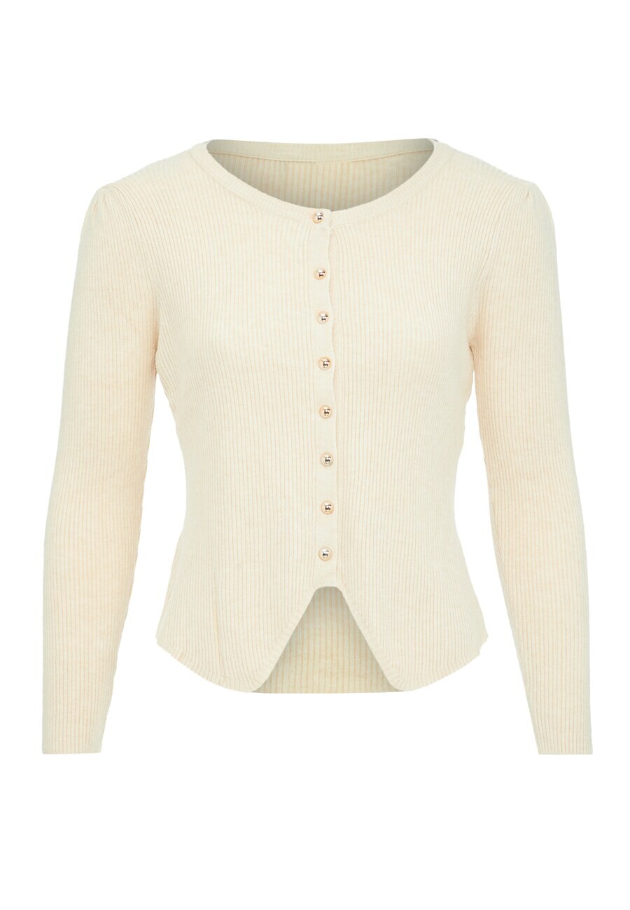 

Вязаный кардиган VERNOLE Knit Cardigan, кремовый