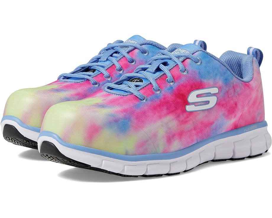 

Кроссовки SKECHERS Work Sure Track Comp Toe, цвет Blue/Multi