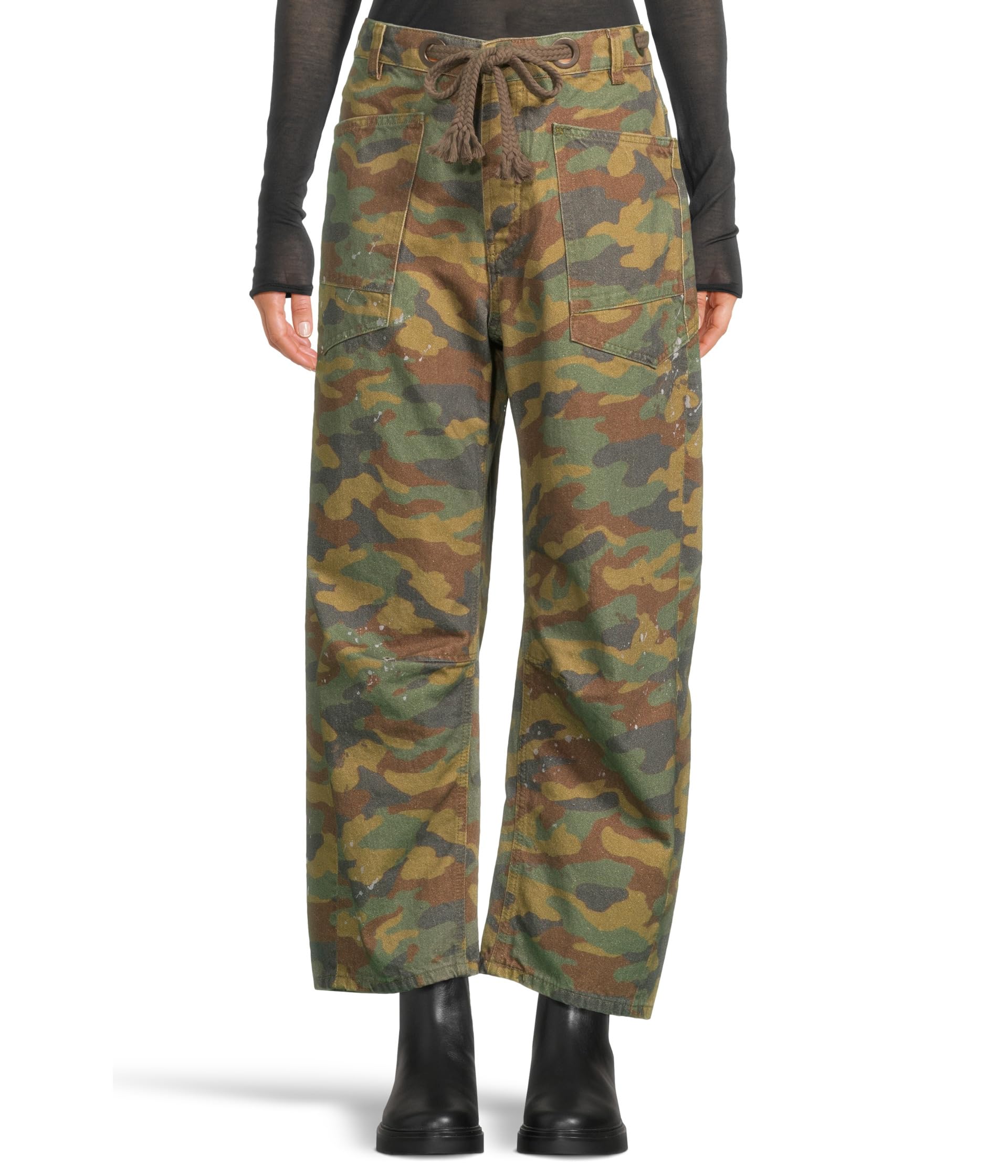 

Брюки Free People Moxie Printed, Green Multi Combo