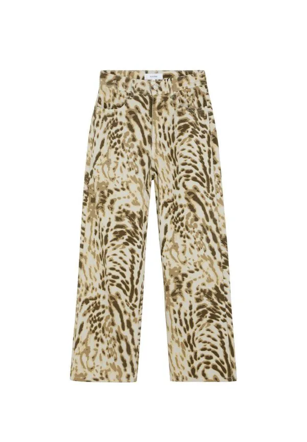 

Джинсы прямого кроя с принтом "бамбу" Scalpers, Animal Print