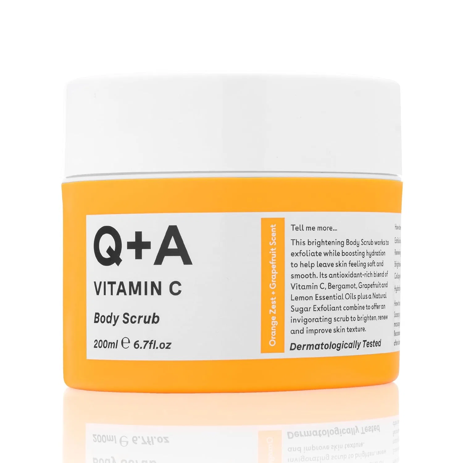 Скраб для тела Q+A Vitamin C, 200 мл Q+A