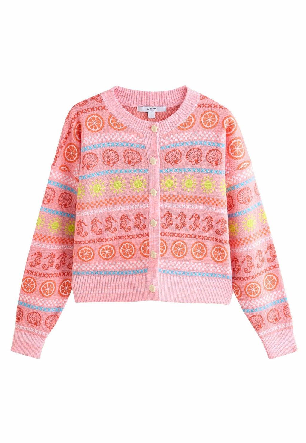 

Кардиган SEA PATTERNED COLOURFUL Next, розовый