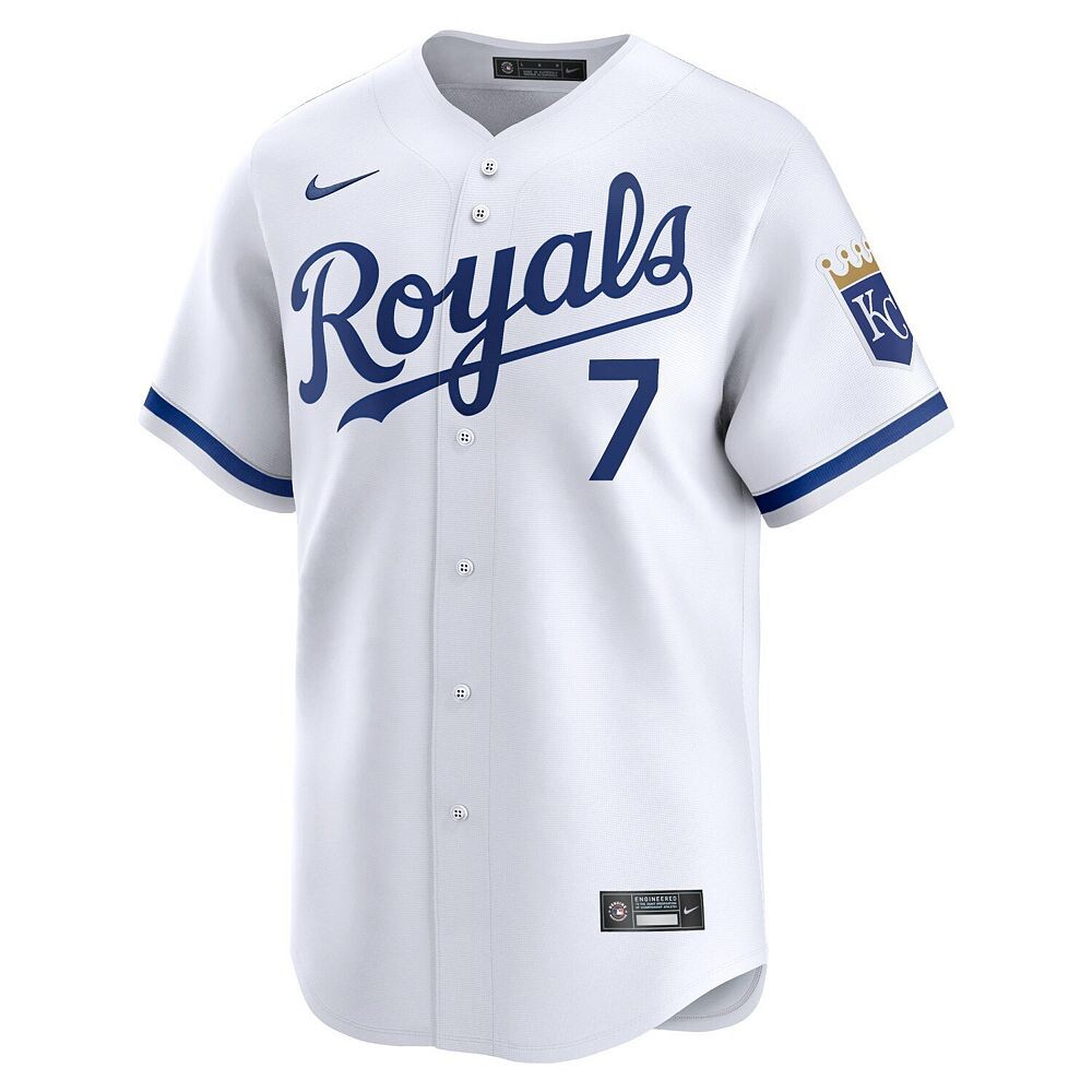 Мужская белая майка Nike Bobby Witt Jr. Kansas City Royals Home Limited Player, цвет Ryl White — фото 3