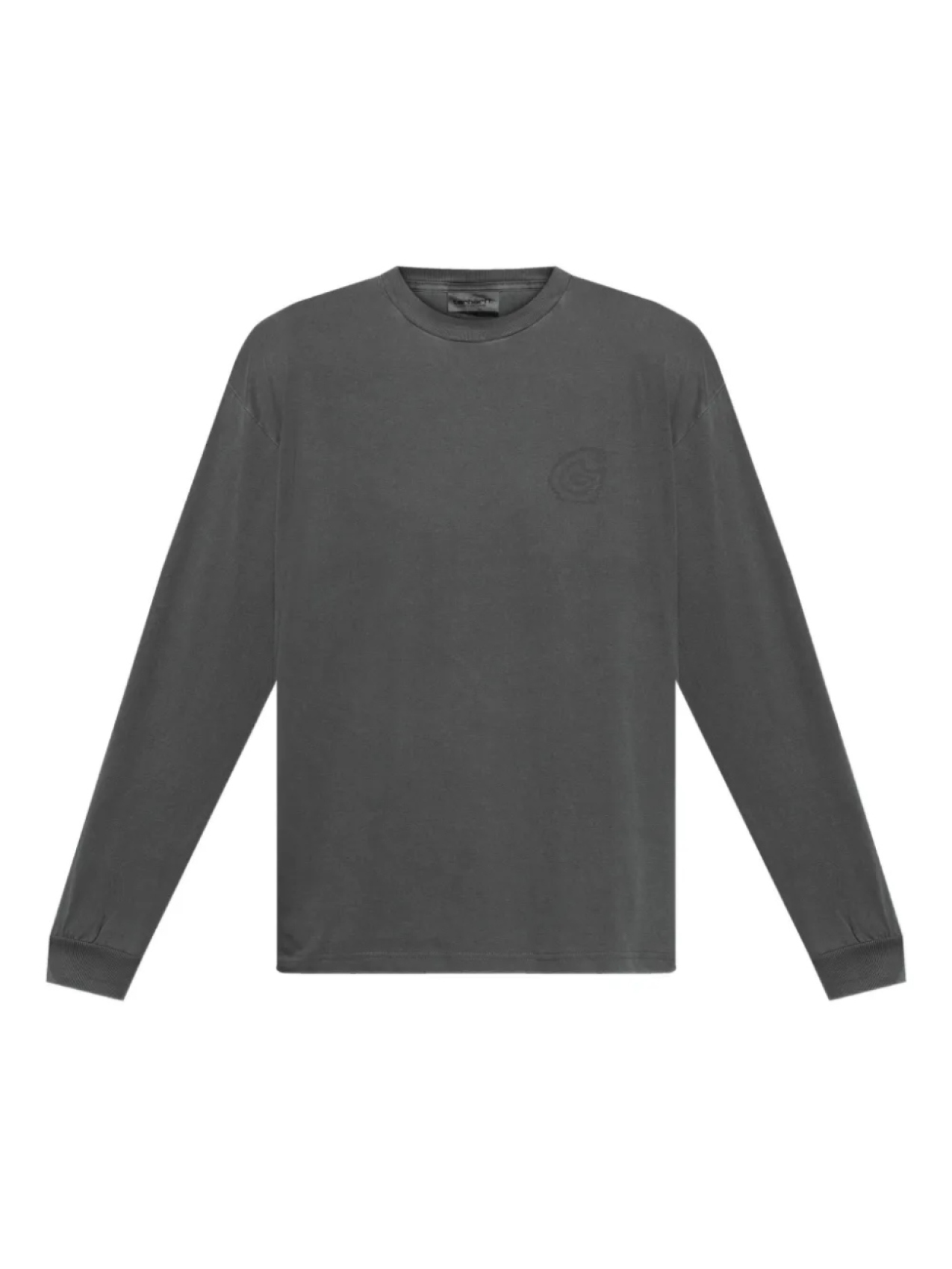 

Футболка Carhartt WIP с длинными рукавами и вышитым логотипом, серый