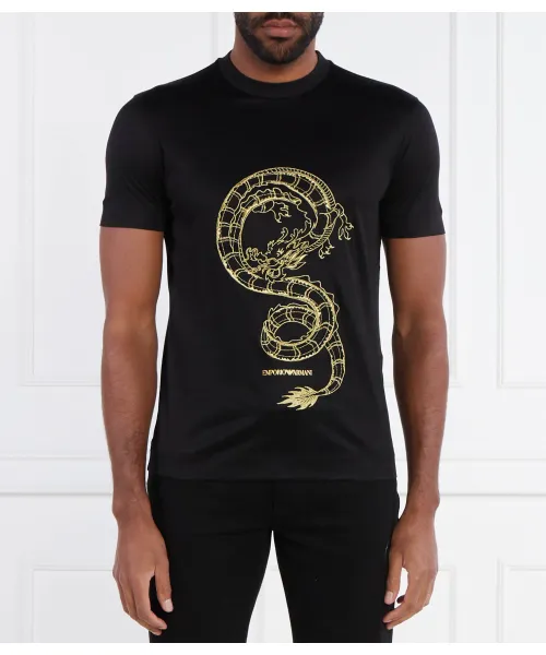 

Футболка Regular fit Emporio Armani, черный