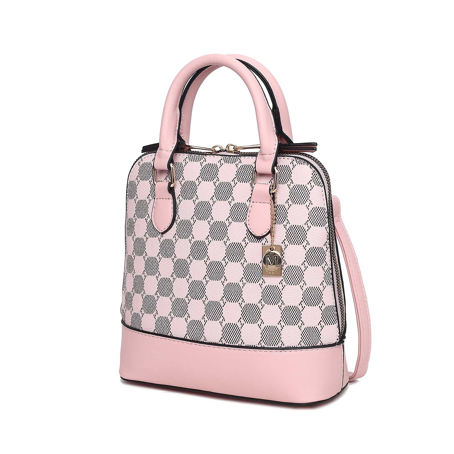 

Женская сумка-саквояж Marjorie с круглым принтом от Mia K MKF Collection By Mia K., розовый