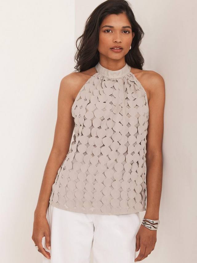 

Топ-бюстье с диском Mint Velvet