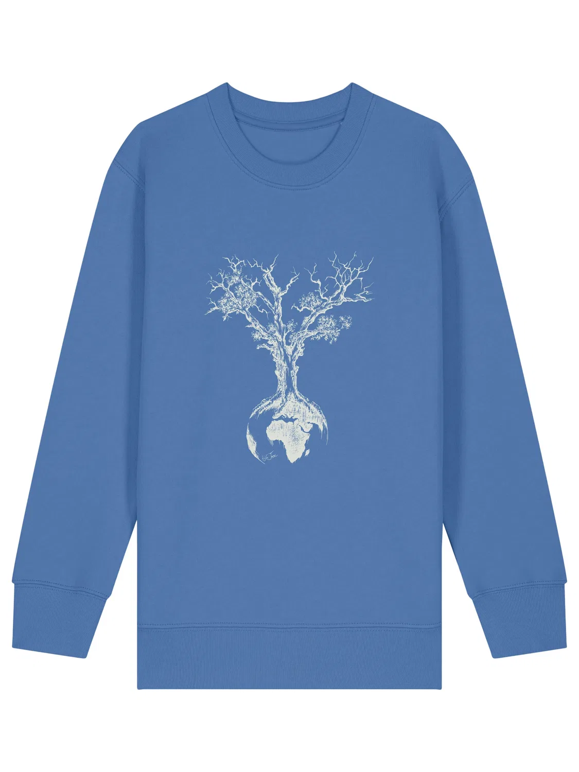 Толстовка 'Organic Fairwear Sweater Kids Unisex Weltenbaum' Life-Tree, Blue