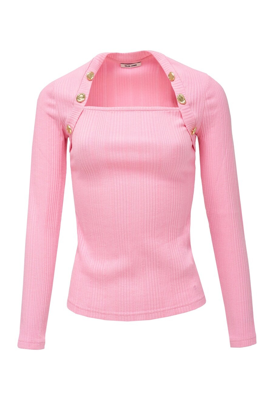 

Тонкий вязаный свитер Salsa Jeans Sweater, розовый
