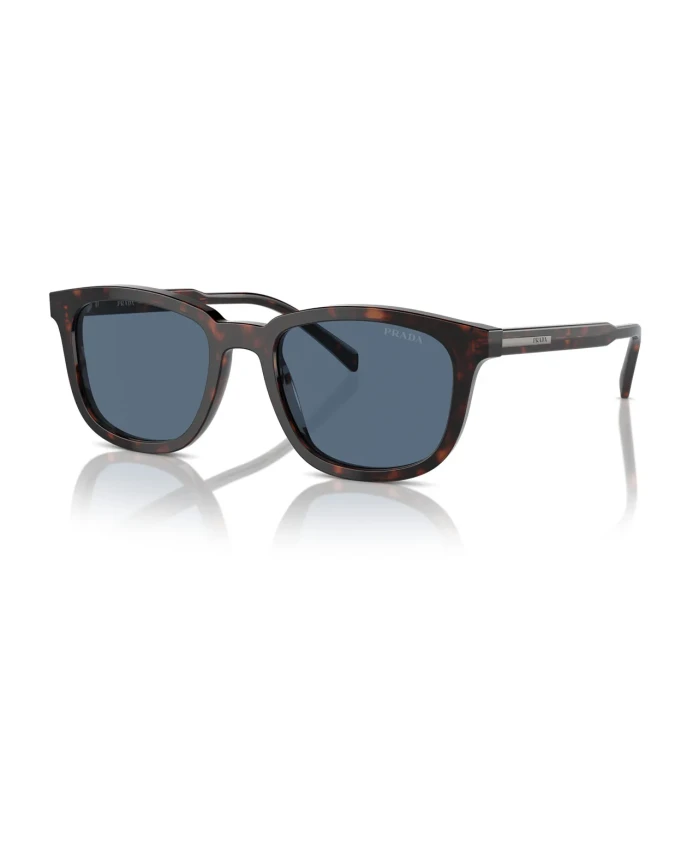 

Стильные солнцезащитные очки в форме подушки с линзами-вспышками Prada, черный