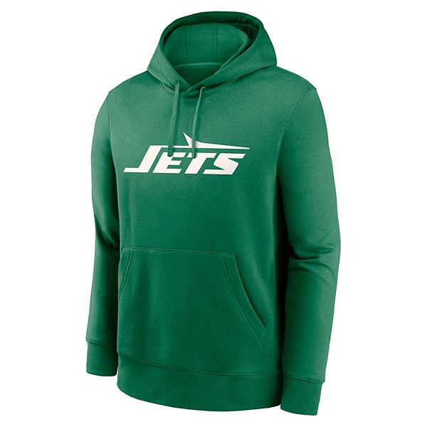 Мужская зеленая толстовка с капюшоном New York Jets Big & Tall Club Logo Nike — фото 3