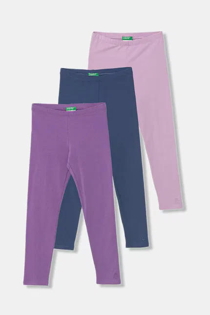 Леггинсы джоггеры United Colors of Benetton, фиолетовый